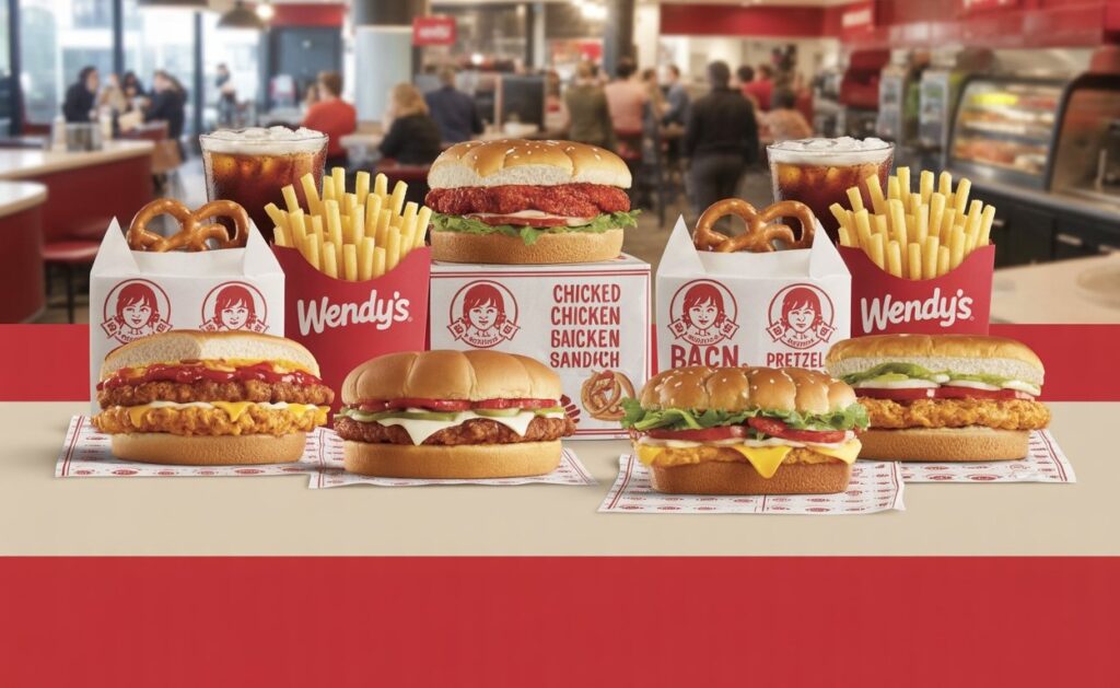 Wendy’s Sandwiches Menu