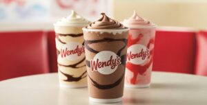 wendys frosty menu
